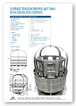 198, 282, 331 Litre Bipropellant Tank  with Liquid C of G ControlBrochure